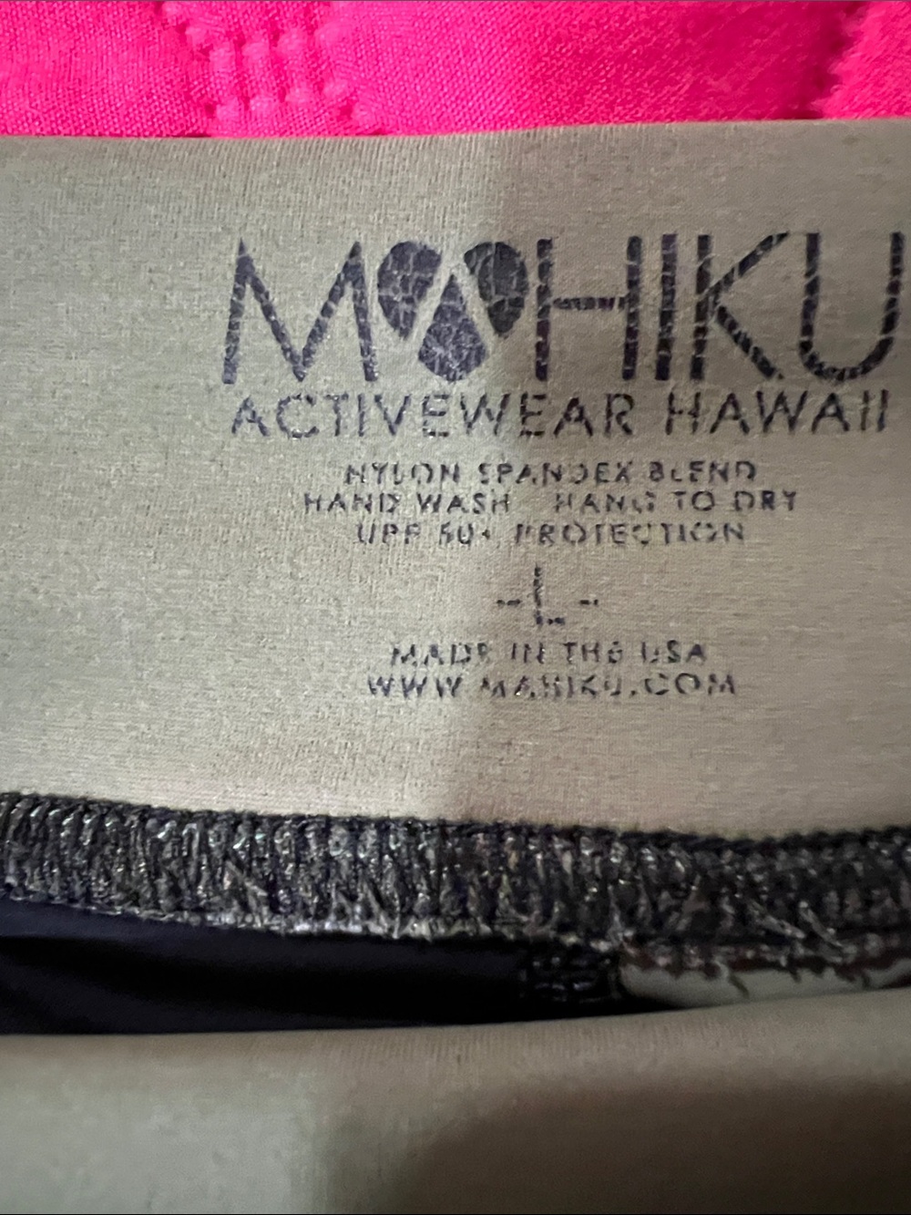 Mahiku Two-Tone Olive & Black High-Rise Leggings - Picture 2 of 8
